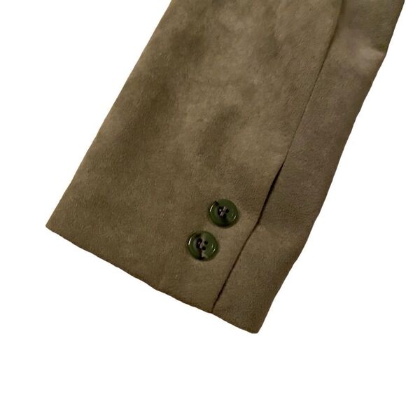 EUC Vintage Khaki Ultra Suede Blazer - Picture 10 of 14